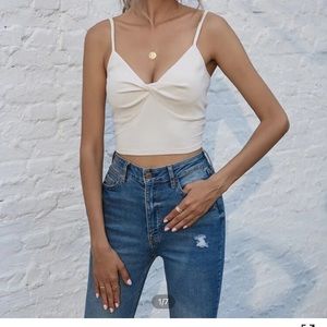 Twist crop top